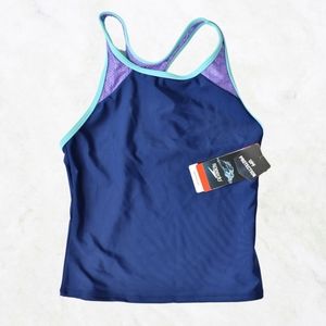 🚫Sold🚫 Speedo Girls Mesh Tankini Top - Size 12 - NWT